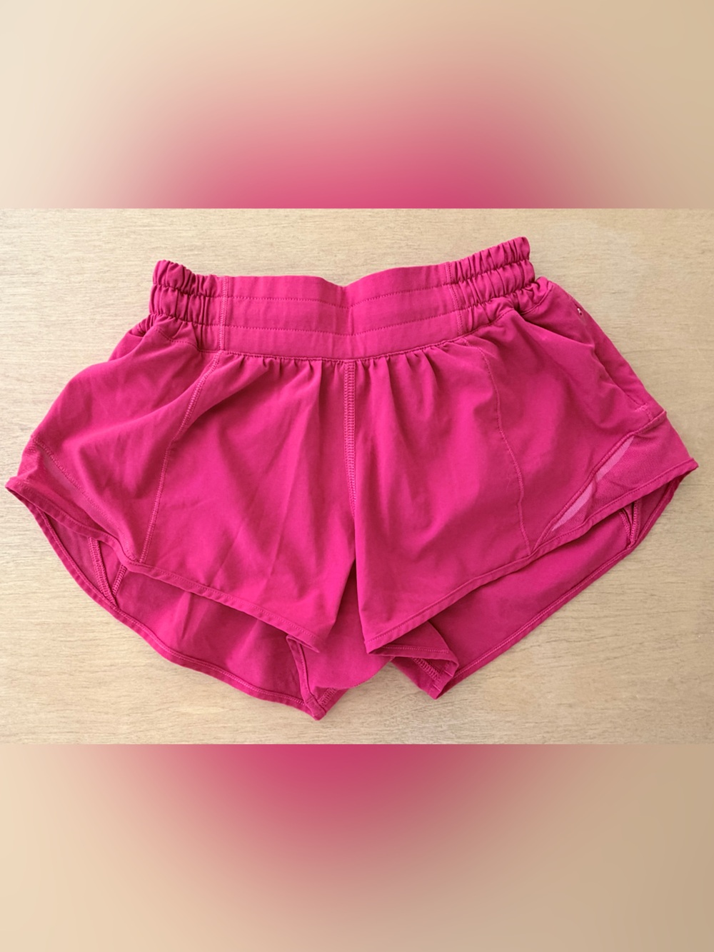 lululemon athletica RED Athletic Shorts